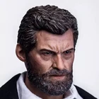 Модель головы Логана Хиса Джекмана в масштабе 16, фигурки сильных людей для мужчин 12 дюймов, аксессуары, коллекционные подарки, игрушки