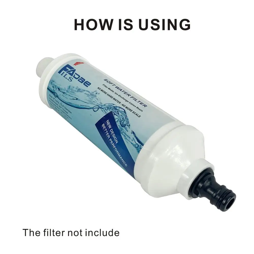 

Plastic Garden Hose adapter from Quick Connector to Standard 3/4'' Thread Connector - 2 PACK