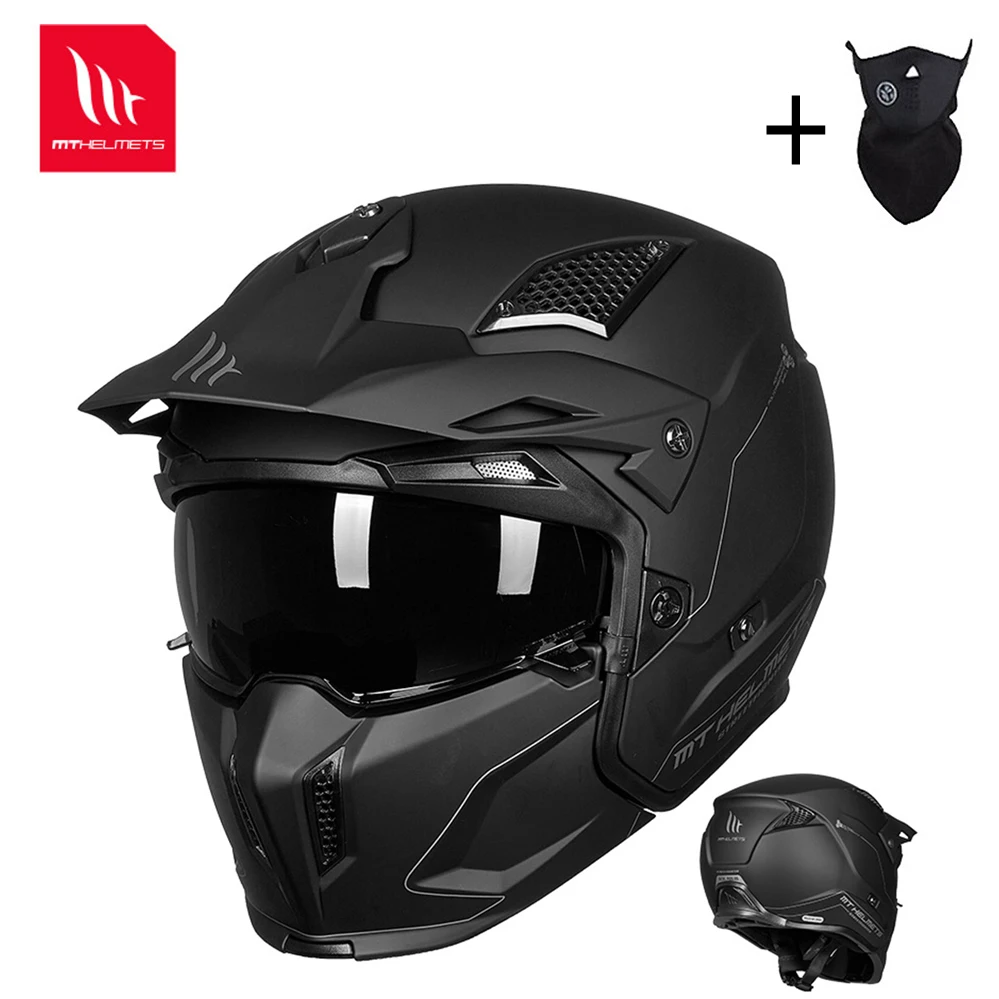 

MT Personality Full Face Motorcycle Helmet Modular Removable Chin Motocross Helmets High Quality Motorbike Cascos Moto DOT ECE