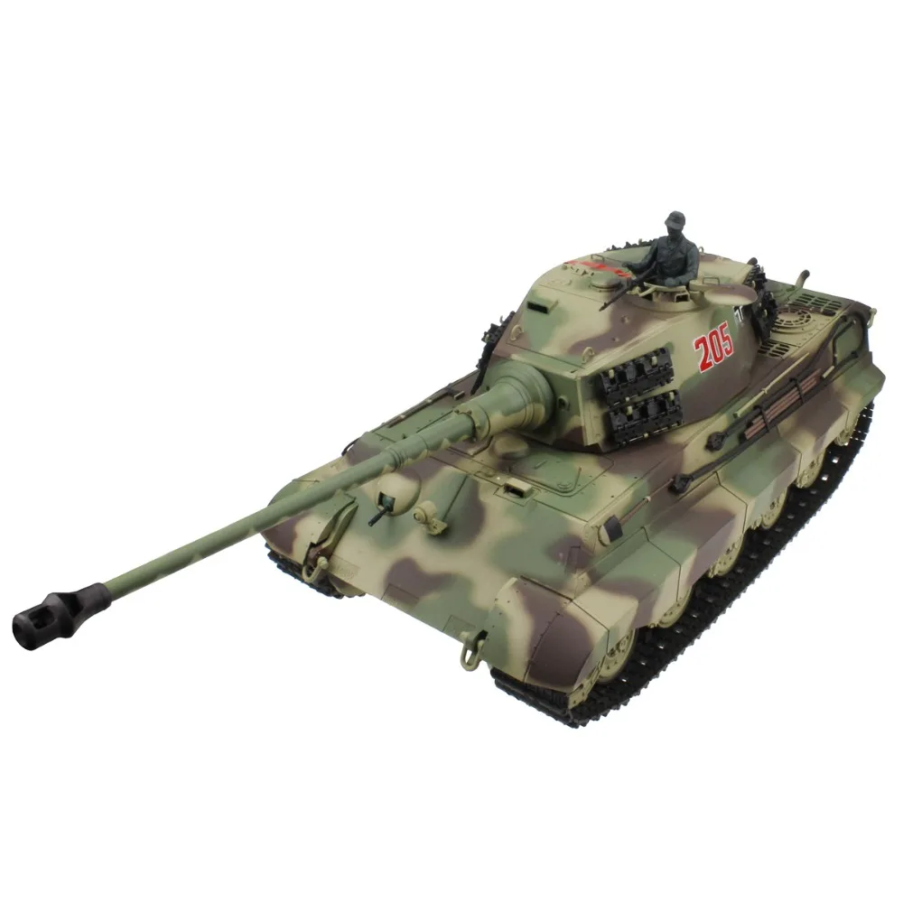 2 4G 1/16 немецкая армия король тигр хеншель револьвер боевой танк стрельба эффект
