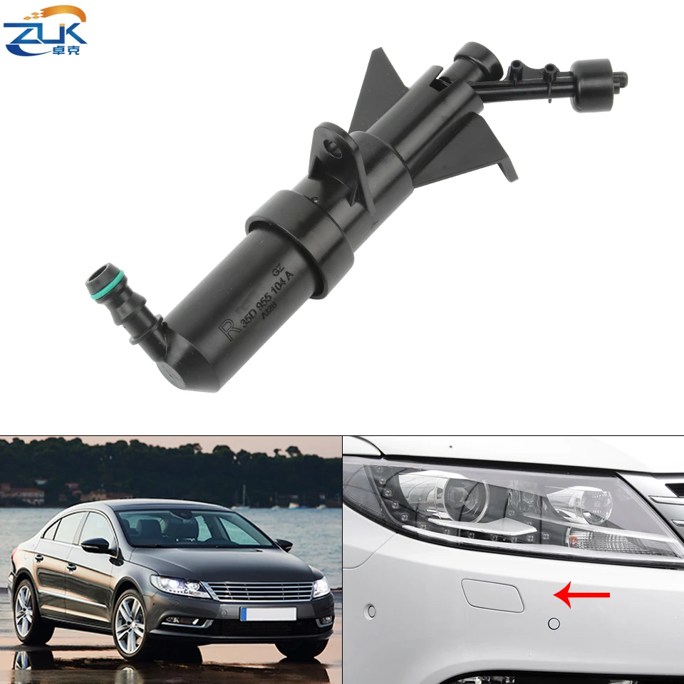 ZUK фар сопла в сборе для Volkswagen Passat CC 2013 2014 2015 2016 фара струйный распыляющий привод