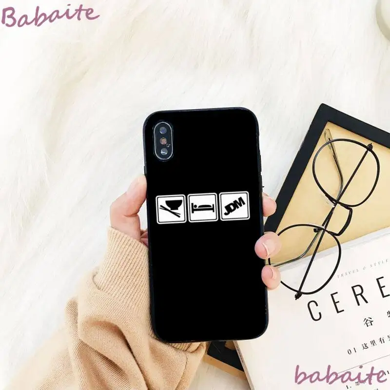 

Babaite Lite Eat Sleep Jdm Coque Shell Phone Case For iPhone 8 7 6 6S Plus X XS MAX 5 5S SE XR 11 11pro promax 12 12Pro Promax
