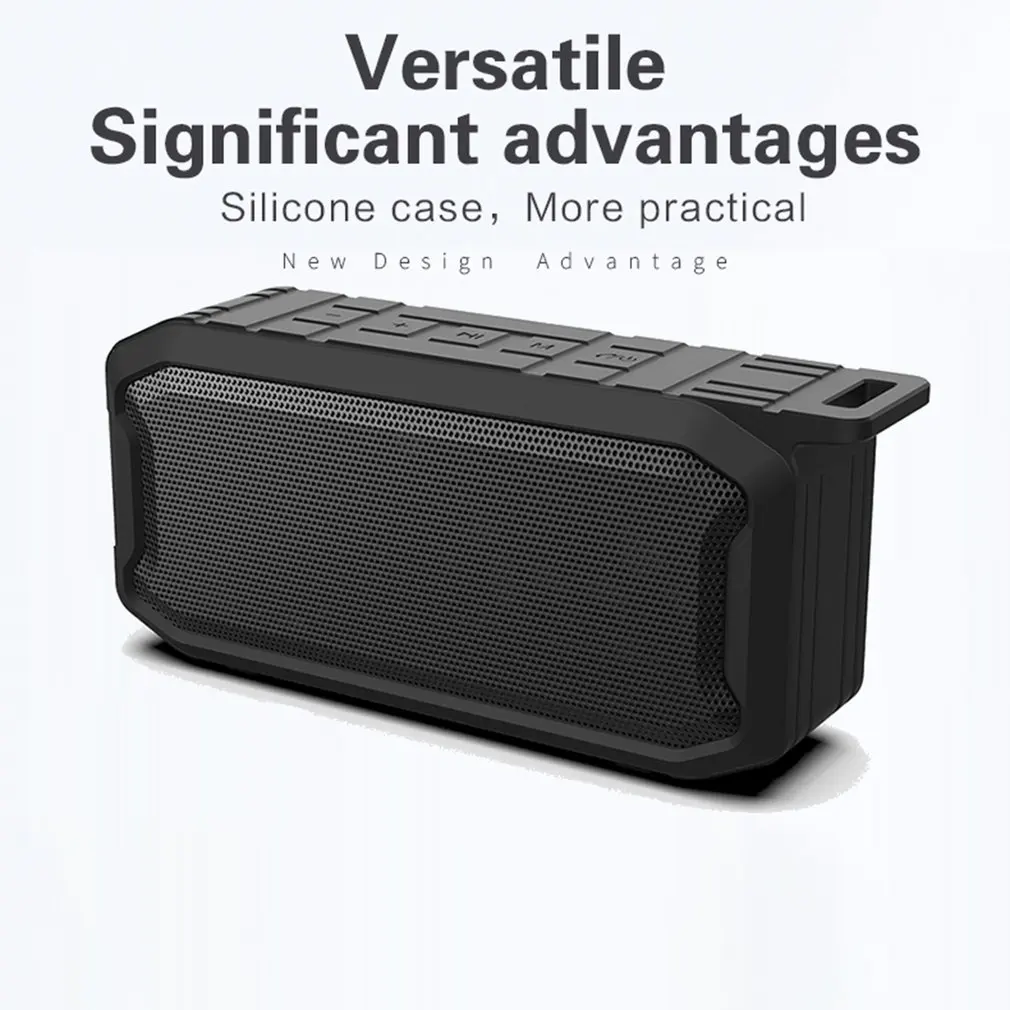 

X2 Wireless Subwoofer IPX7 Waterproof Speaker Outdoor Portable Speaker Flashing Effect Durable Audio