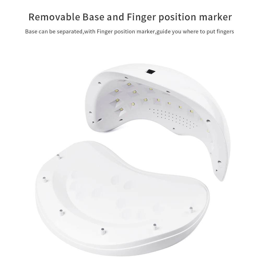 72 Вт 42 светодиодный лампы 2 ручная светодиодная УФ лампа для ногтей светильник