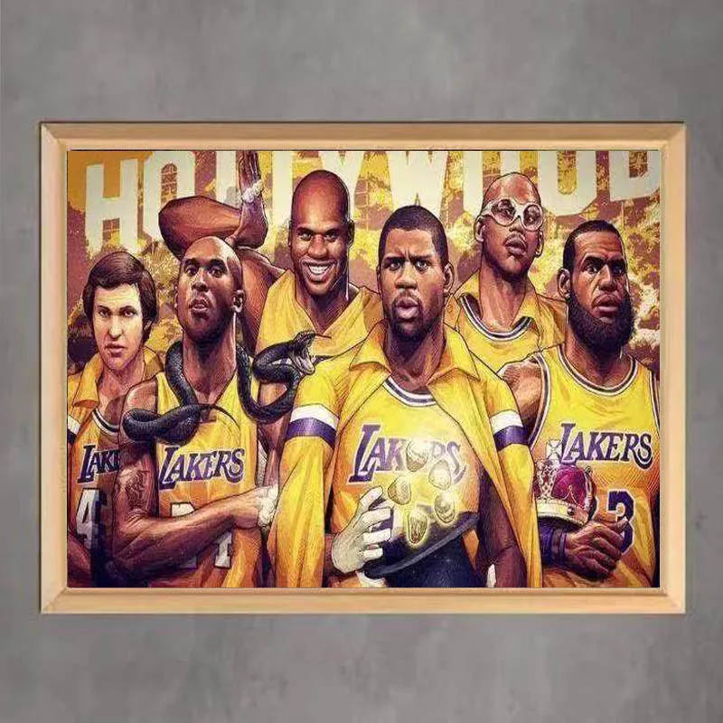 

Hot Sale Basketball Character Series 5D DIY Diamond Painting Embroidery Full Square Diamond Mosaic Home Decoration Gift