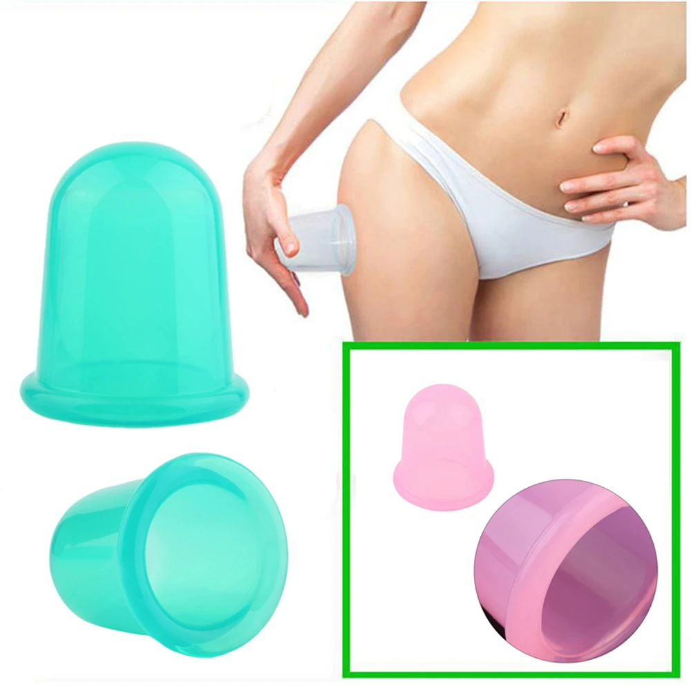4 шт./компл. массажная чашка для ухода за здоровьем Антицеллюлитный силиконовый