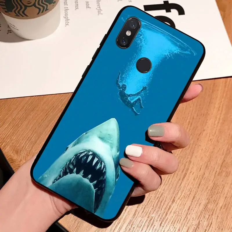 

Ocean Whale Sharks fish Phone Case For Xiaomi Redmi 7 8 9t a3 9se k20 mi8 max3 lite 9 note 9s 10 pro