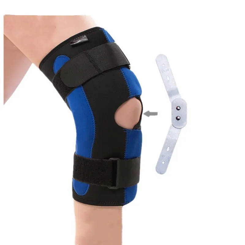 

1PCS Adjustable Hinged Knee Brace Support Patella Stabilizer Protector Sleeve Wrap Cap Orthopedic Joint Kneepad Sports Gym Wrap