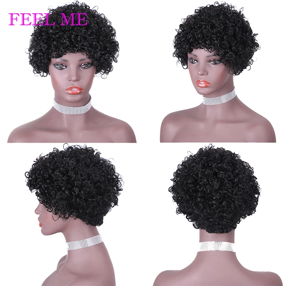 Парики из натуральных волос на кружеве FEEL ME 13х4 короткий парик с Бобом волна воды