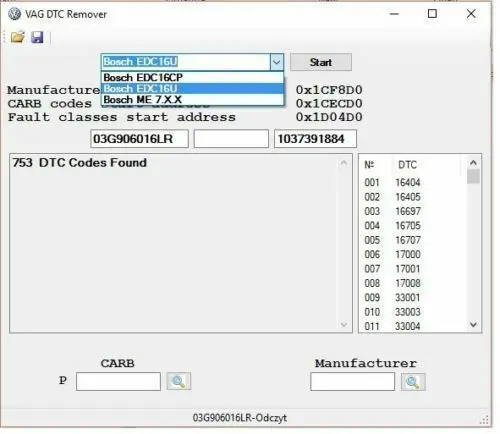 

VAG GROUP DTC REMOVER SOFTWARE ECU error ELIMINATION EDC16 ME7