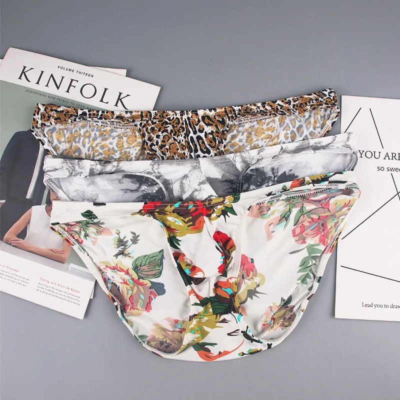 2020 модные нейлоновые ледяные шелковые короткие трусы мужские сексуальные с