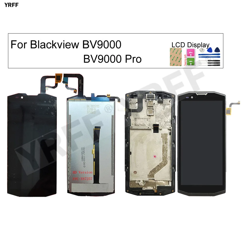 

BV9000 с рамкой, ЖК-экран s для Blackview BV9000 Pro, ЖК-дисплей, цифровой преобразователь экрана в сборе, наборы для ремонта стеклянной панели