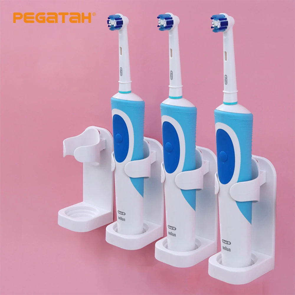 

1PC Toothbrush Organizer Rack Creative Traceless Electric Toothbrush Wall-Mounted Holder Space Saving Bathroom Accessories