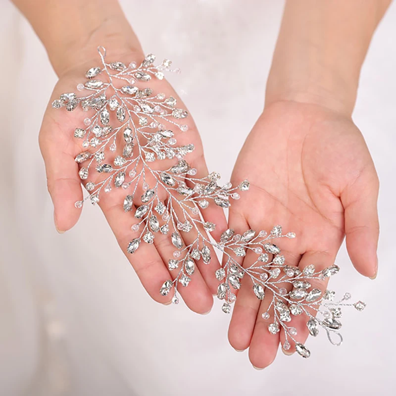 Искусственные стразы украшения для причесок с кристаллами женские Украшения