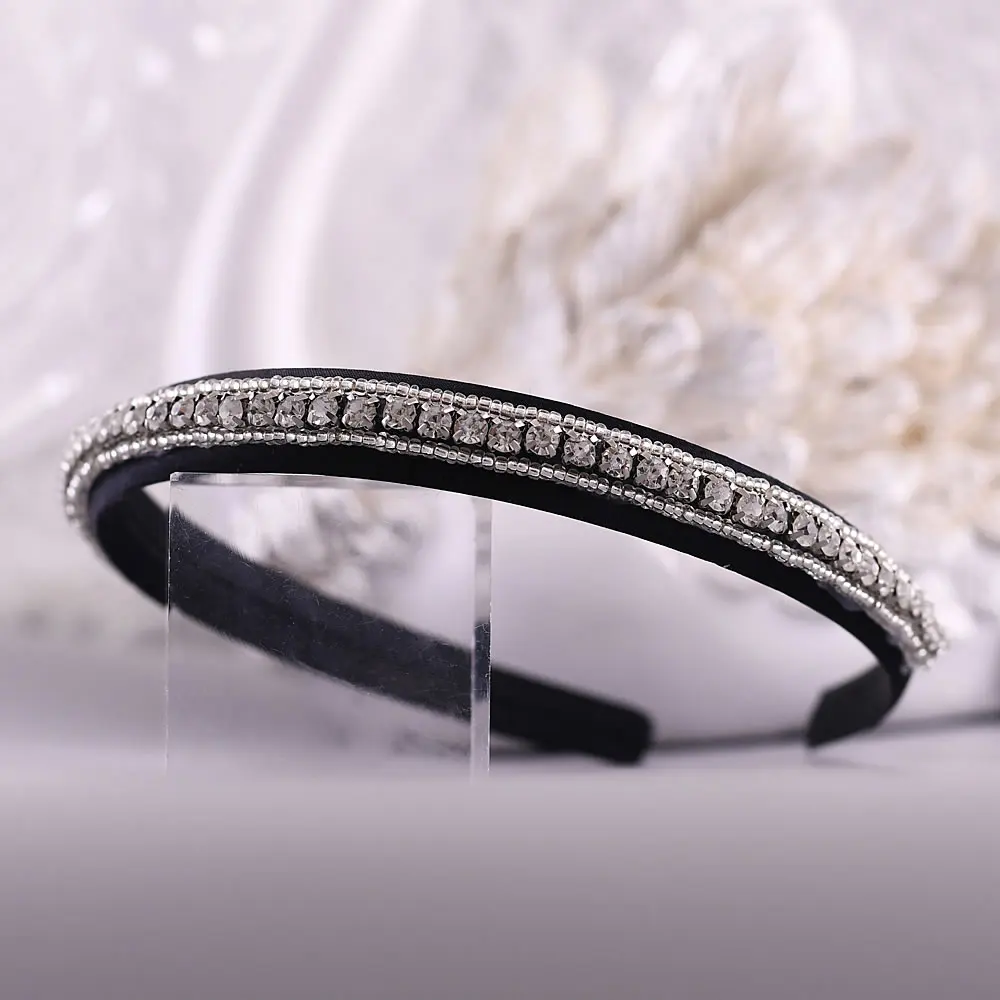 Женские свадебные головные уборы с жемчужным кристаллом и кубическим цирконием