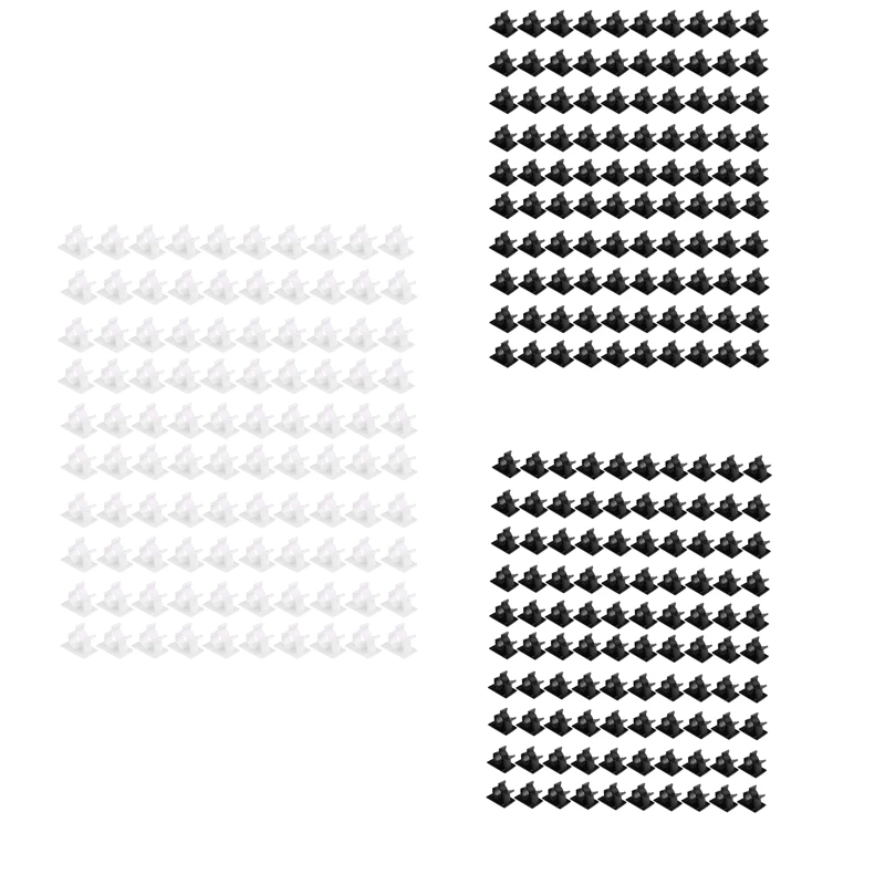 

100Pc Self Adhesive Cable Clips Drop Wire Clips Cable Clamps Tie Holder Cable Wire Organizer Management for Car