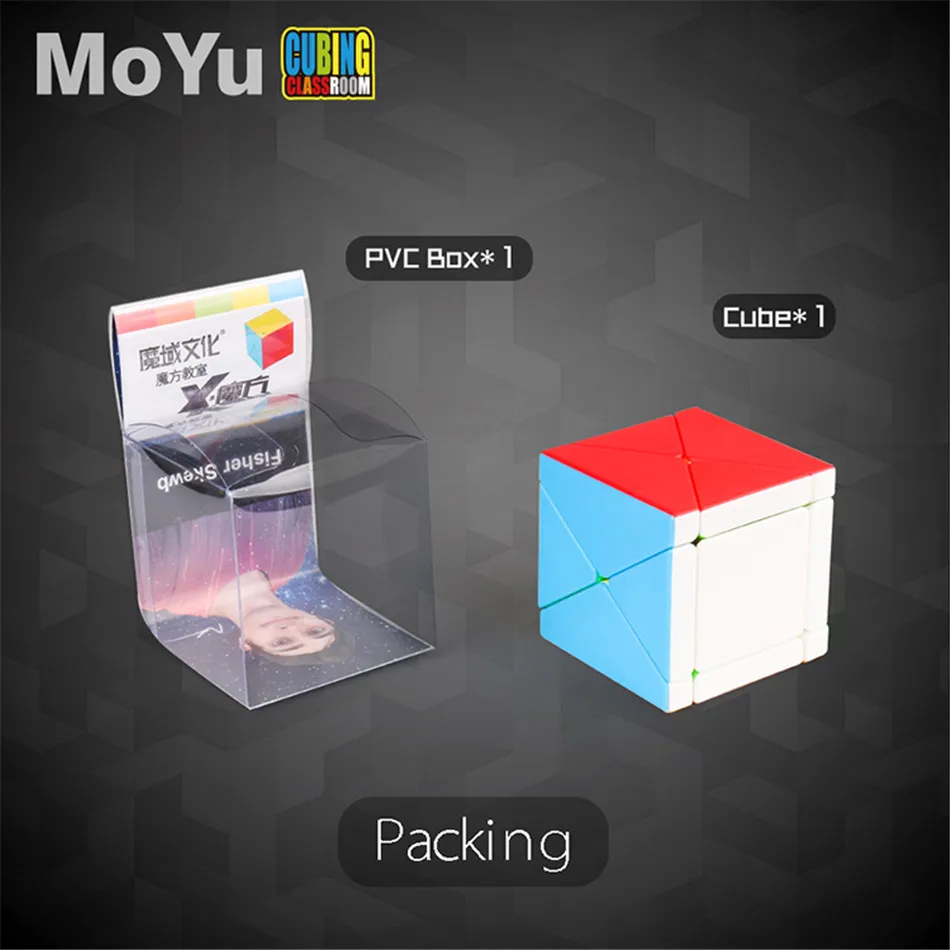 Moyu Cubing Classroom X Fisher Skew Magic Cube 2x2 Speed Профессиональные игрушки-головоломки для детей