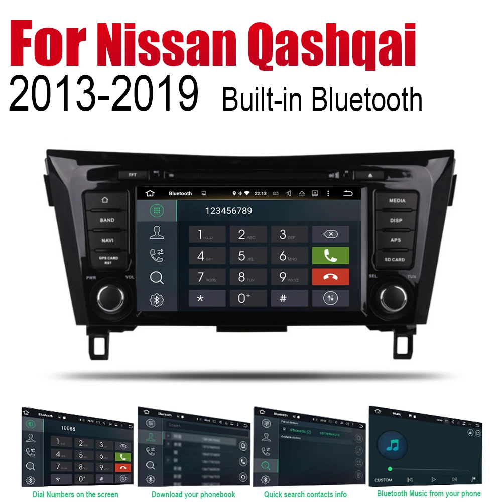 Автомобильный DVD плеер GPS навигация для Nissan Qashqai X Trail 2013 ~ 2019 автомобильный Android