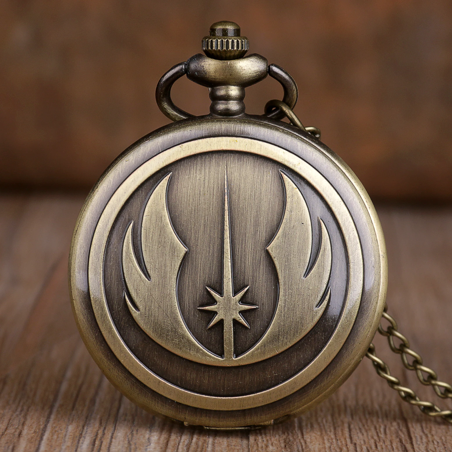 Стимпанк дизайн крыльев огня карманные часы ожерелье цепочка кварцевые модные