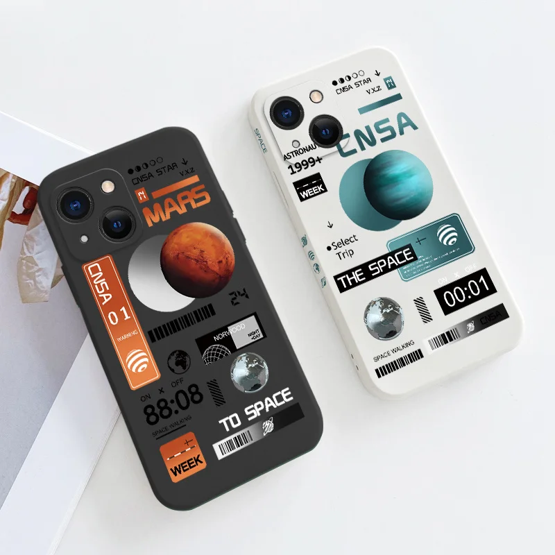 Силиконовый чехол для iPhone 13 12 Pro Max Mini 11 X XR XS MAX SE2020 8 7 Plus 6 6S | Мобильные телефоны и