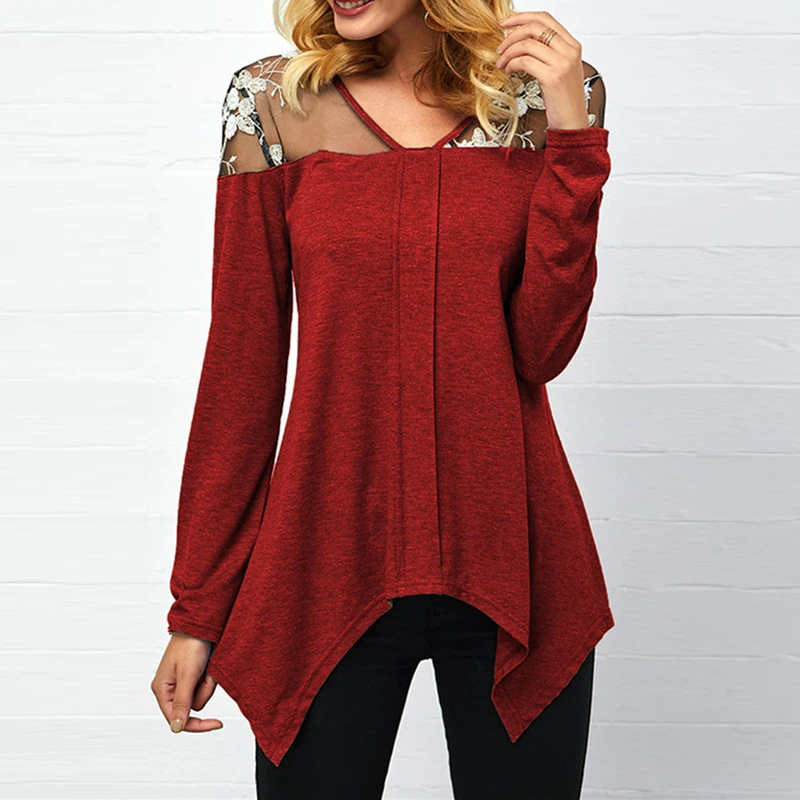 Blusas mujer de moda новинка 2020 Повседневная Блузка с длинным рукавом женская элегантная