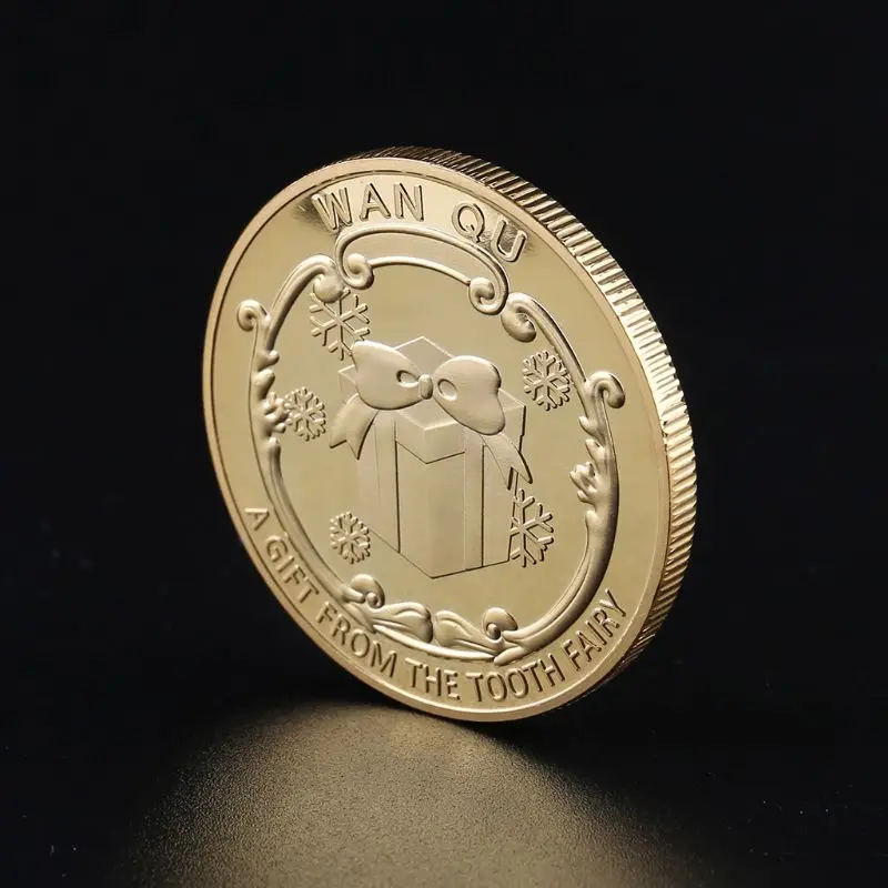 Памятная монета в виде Феи зубов для детей подарок выращивания сувенирное