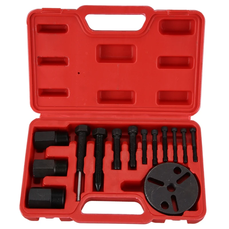 14-Piece Compressor Disassembly Tool Suction Cup Puller Clutch Pump Head Remover Car Air Conditioning Repair |