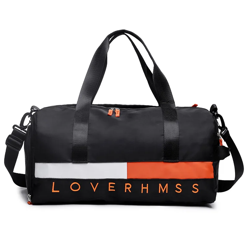 

Outdoor Waterproof Nylon Sports Gym Bags Men Women Training Fitness Travel Handbag Yoga Mat Sport Bag with shoes Compartment