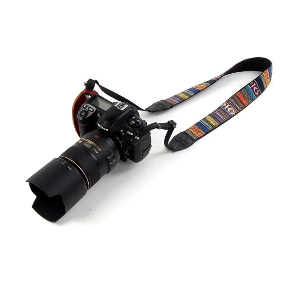 Замена переноски этнический стиль регулируемый для DSLR подарок изысканный мягкий