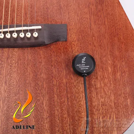 Аделина AD 25/33/35 Акустическая гитара датчик захвата пьезо вибрации скрипка