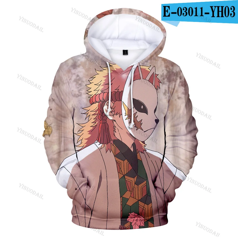 

Anime Demon Slayer Kimetsu No Yaiba Cosplay Costumes Kamado Tanjirou Pullover Hoodies Hooded Jacket Coat Sportswear