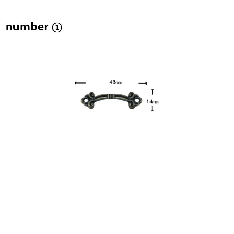 6 шт. антикварная ручка коробка ювелирных изделий ящика деревянная мини