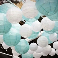 1pc chinese japanese style paper lantern various sizes and color decoration suitable for family wedding and party lanterns
