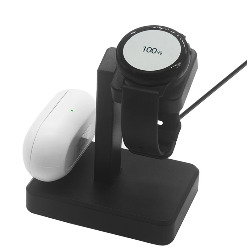 

2In1 Earbuds Buds Smart Watch Wireless Charger Charging Dock For -Samsung Galaxy Watch 3 Watch Active 1/2 Watch