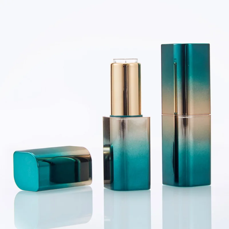 Тюбики для помады квадратной формы контейнеры блеска губ пустая оболочка