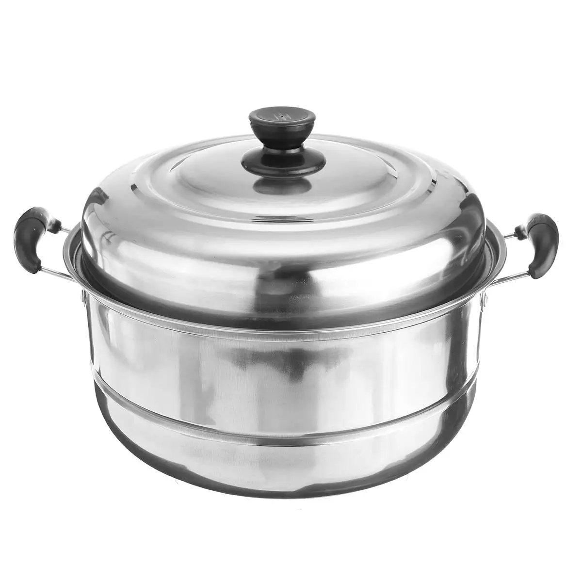 Кастрюля Паровая трехслойная из нержавеющей стали универсальный паровой горшок