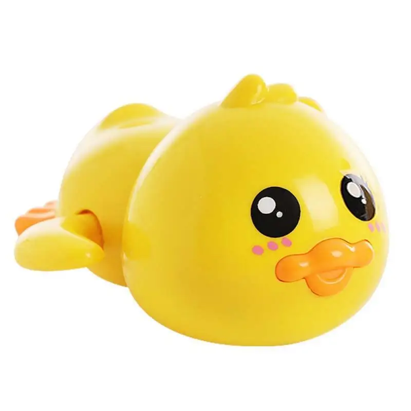 

1pc Summer Bathroom Bath Shower Baby Clockwork Swimming Children Play Water Cute Little Yellow Duck Bathing Bathtub Toys For Kid