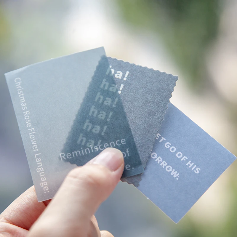 

VanYi 6 Designs 40Pcs/lot Late Night Monologue Deco Stationery Daily Stickers Aesthetics Planner Scrapbooking Bullet Journal