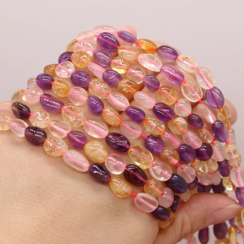 

AAA 100% натуральные полудрагоценные камни бусины три цвета кристалл для изготовления ювелирных изделий браслет «сделай сам» ожерелье аксесс...