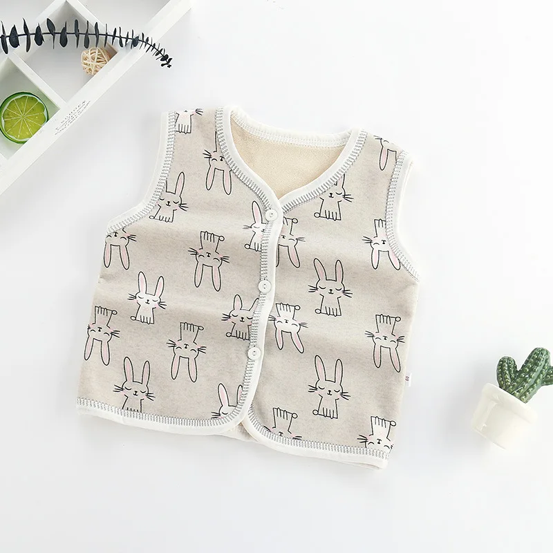 Новый теплый жилет для маленьких мальчиков и девочек на осень зиму хлопковый