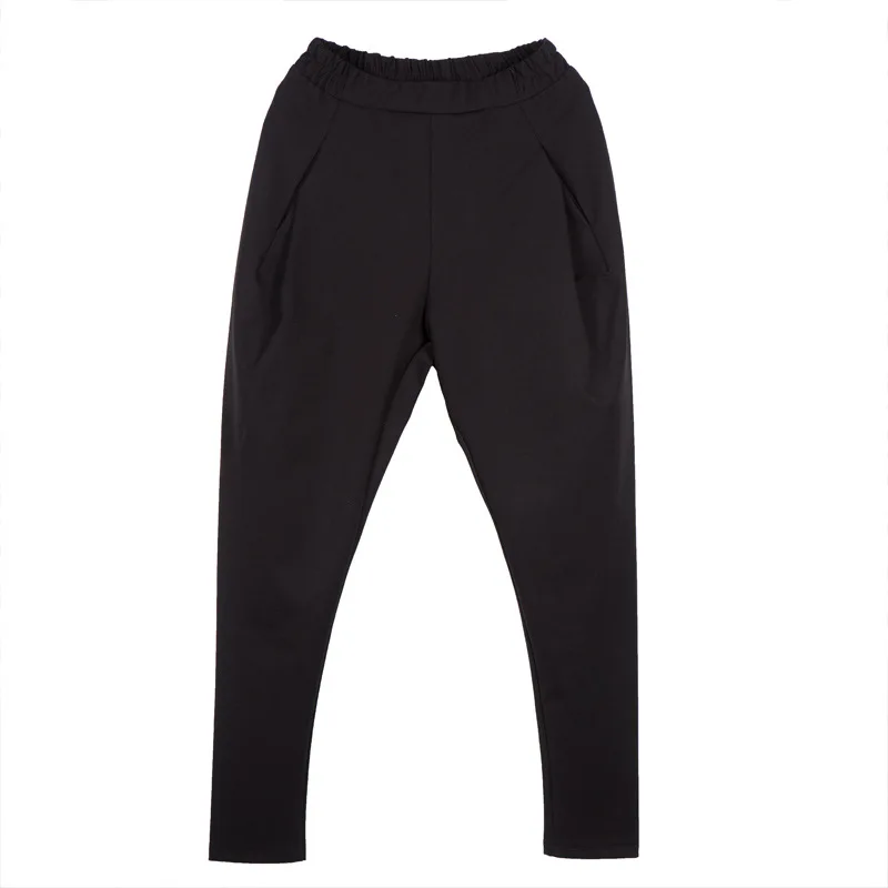 Женские шаровары в японском стиле Johnature повседневные однотонные брюки полной