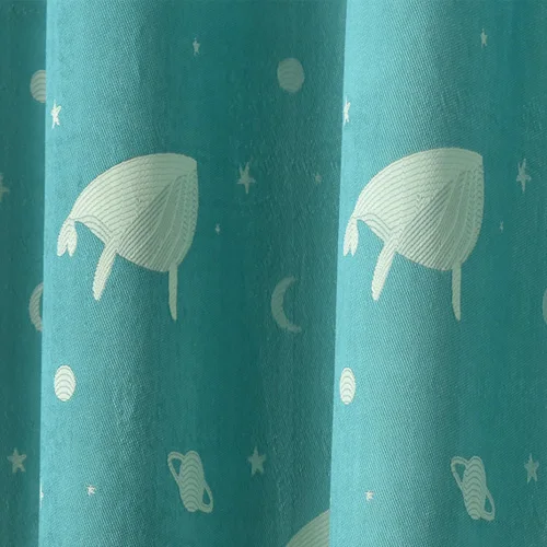 Blue NAPEARL 1 шт. кухонные оконные шторы короткий дизайн домашний декор КИТ жаккард тип ленты универсальные элегантные панели современная комната - Цвет: Blue