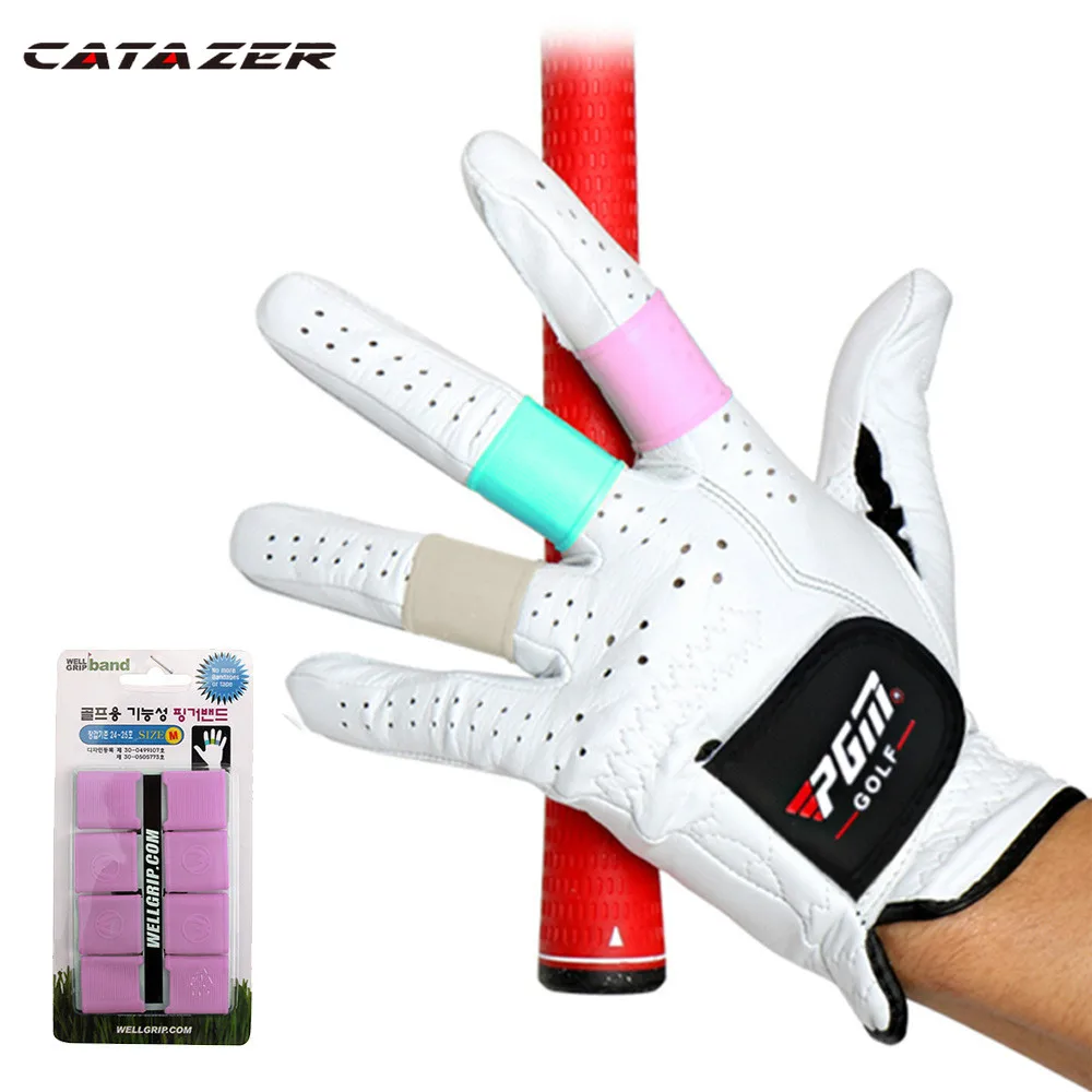 

Catazer Golf Finger Cots Natural Silicone High-elasticity Finger Cots Protect Your Hands and Increase The Swing Experience