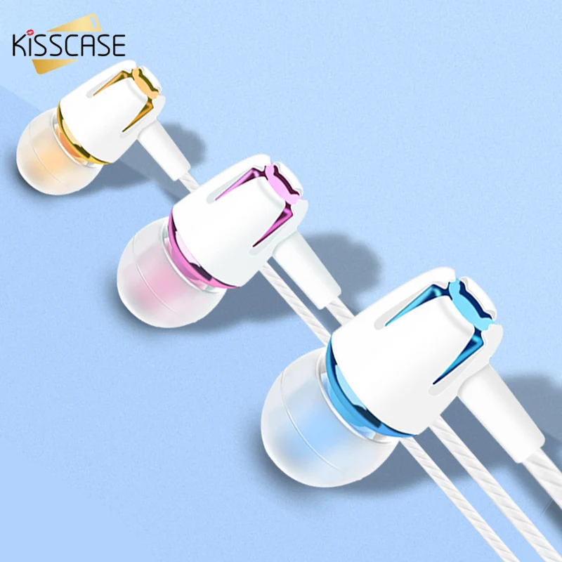 KISSCASE 3,5 мм наушники-вкладыши для Xiao mi 9t A3 mi 8 mi 9 сабвуфер стерео наушники музыкальные спортивные гарнитуры Ga mi ng наушники