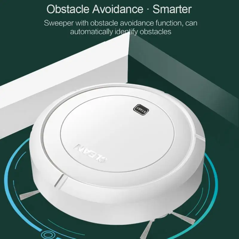 1800Pa Multifunctional Smart Robot Vacuum Cleaner 3-In-1 USB Charge Dust Cleaning Dry Wet Sweeping for Home | Дом и сад