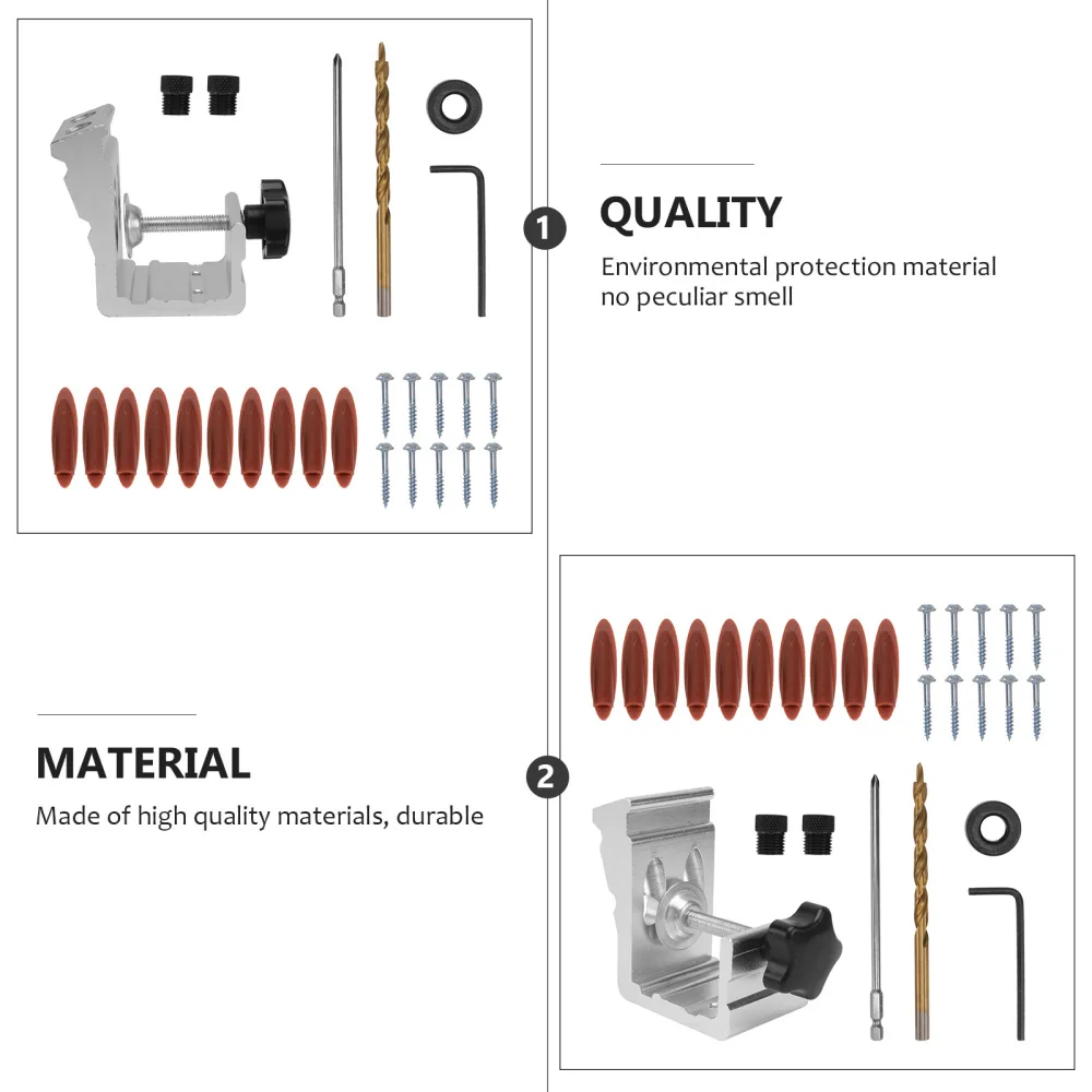 

1 Set/27pcs Woodworking Oblique Hole Locator Drill Bits Jig Hole Puncher