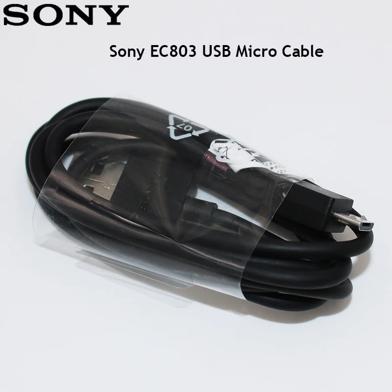 Зарядный кабель SONY EC803 2A 100% оригинал Micro Usb для передачи данных быстрая зарядка