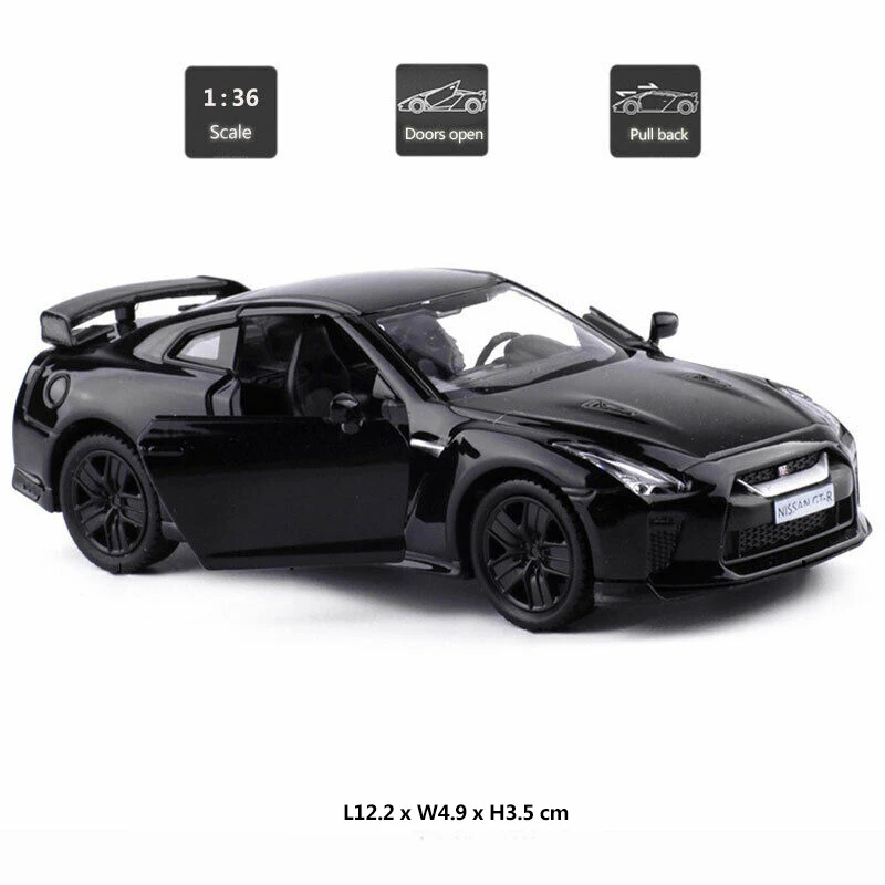 HOMMAT моделирование 1:36 Nissan GT-R GTR R35 спортивный автомобиль литая модель игрушечного автомобиля Модель автомобиля литой металлический подарок игрушки для детей