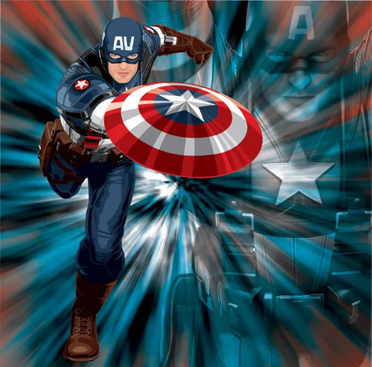 Детский рюкзак Captain America Shield школьный через плечо для ноутбука путешествий