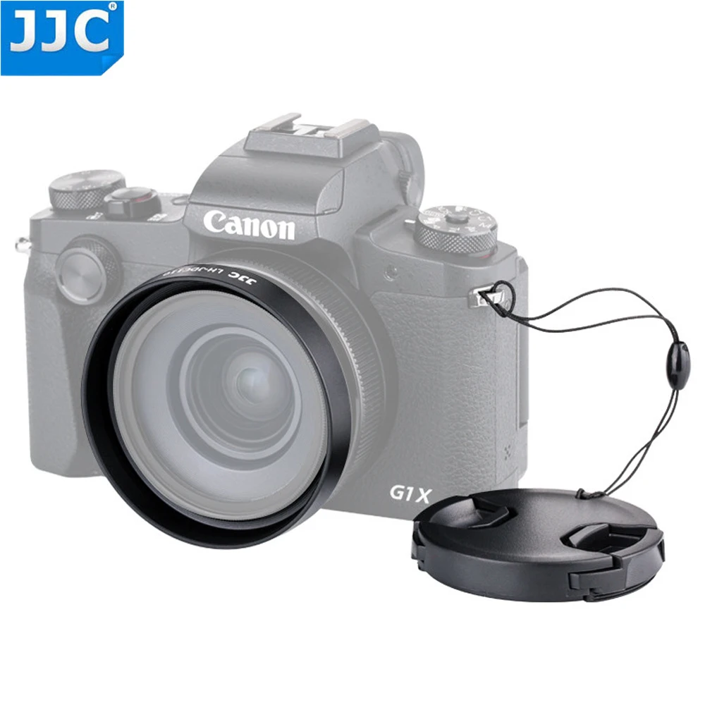 JJC LH JDC110 металлическая бленда объектива камеры для Canon PowerShot G1X Mark III защитная